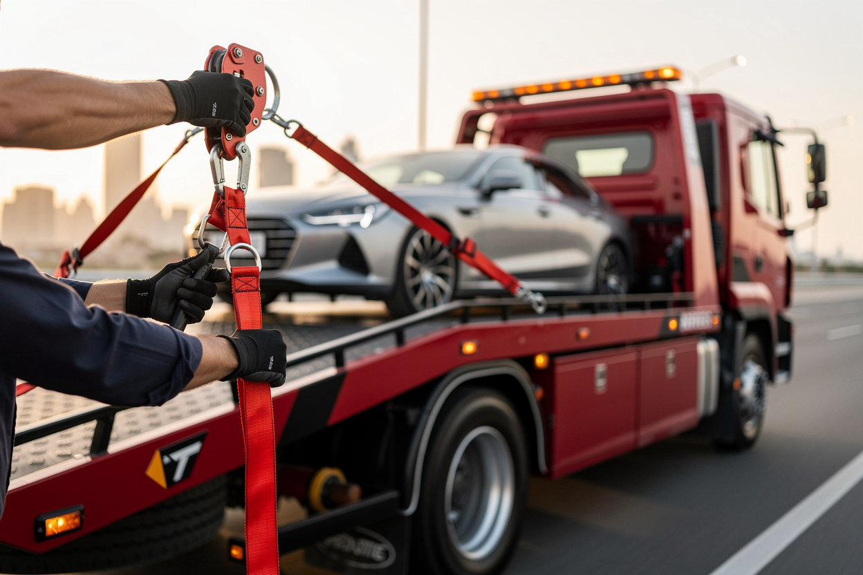 سطحة جدة professional towing service team delivering reliable car transport throughout جدة and beyond